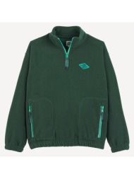 φούτερ fleece με ψηλό γιακά και φερμουάρ