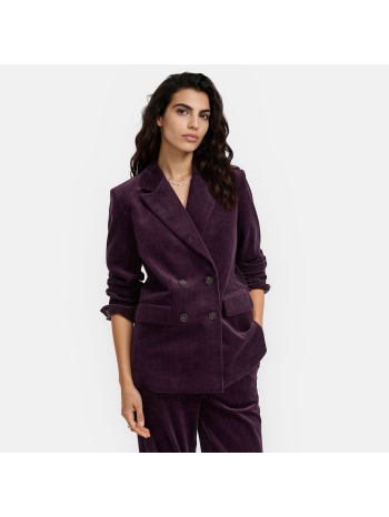 σταυρωτό κοτλέ blazer σε oversize γραμμή
