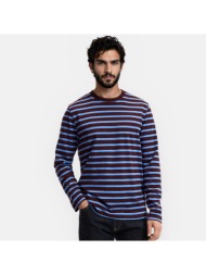 μακρυμάνικο t-shirt μαρινιέρα με στρογγυλή λαιμόκοψη