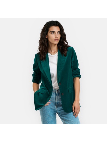 ίσιο oversize σακάκι από βελούδο