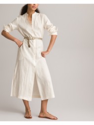 μακρύ λινό φόρεμα