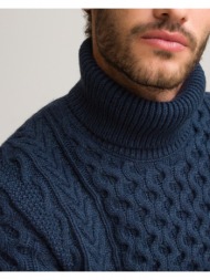 πλεκτό με λαιμό ζιβάγκο ...