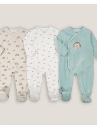 σετ 3 βελουτέ πιτζαμάκια ...