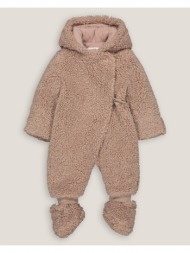 ολόσωμο μπουφάν με κουκούλα