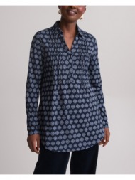 μακρυμάνικη μπλούζα σε στυλ πουκαμίσου