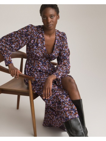 μακρύ εβαζέ φόρεμα με φλοράλ μοτίβο σε προσφορά