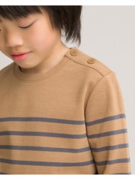 μακρυμάνικη μπλούζα με ρίγες, 3-12 ετών