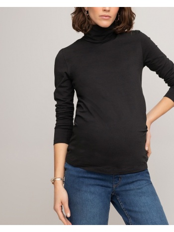 μακρυμάνικη μπλούζα εγκυμοσύνης με λαιμό ζιβάγκο