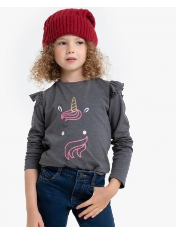 μακρυμάνικη μπλούζα με βολάν, 3-12 ετών σε προσφορά