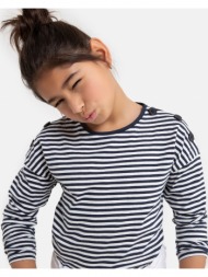 μακρυμάνικη ριγέ μπλούζα, 3-12 ετών