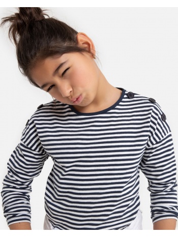 μακρυμάνικη ριγέ μπλούζα, 3-12 ετών σε προσφορά