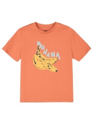 κοντομάνικο t-shirt oversize με στάμπα μπανάνες μπροστά