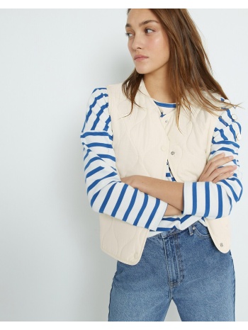 αμάνικο καπιτονέ μπουφάν με σούστες