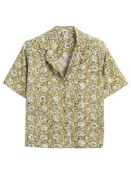 φλοράλ πουκάμισο με πέτο γιακά