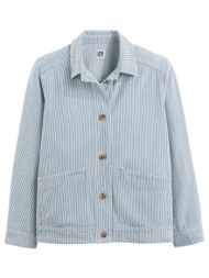 σακάκι με ρίγες και κουμπιά