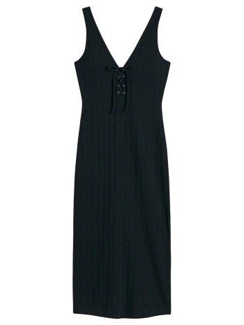 αμάνικο φόρεμα με v και κορδόνια σε προσφορά