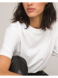 κοντομάνικο t-shirt με στρογγυλή λαιμόκοψη