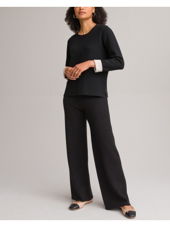 φαρδύ πλεκτό παντελόνι