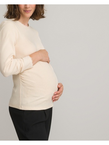 μπλούζα εγκυμοσύνης με στρογγυλή λαιμόκοψη και δαντέλα σε προσφορά