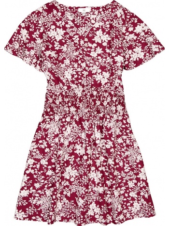 φόρεμα με σούρες και φλοράλ μοτίβο, 10-18 ετών
