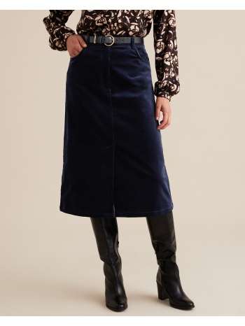 ίσια κοτλέ φούστα