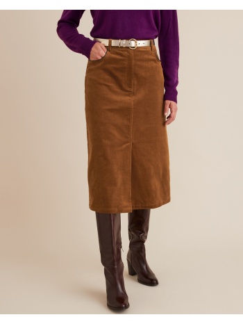 ίσια κοτλέ φούστα