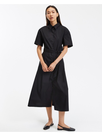 σεμιζιέ φόρεμα με ζώνη