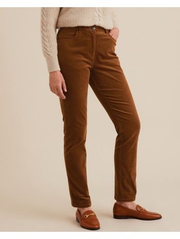 stretch κοτλέ παντελόνι με λεπτές ραβδωσεις σε προσφορά