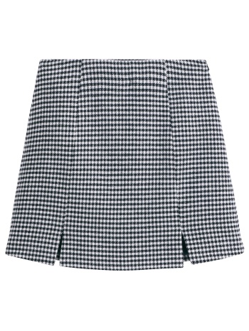μίνι φούστα με καρό μοτίβο πιε-ντε-πουλ σε προσφορά