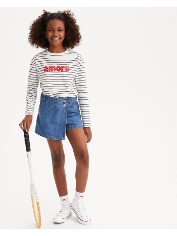 φούστα-σορτς από ντένιμ