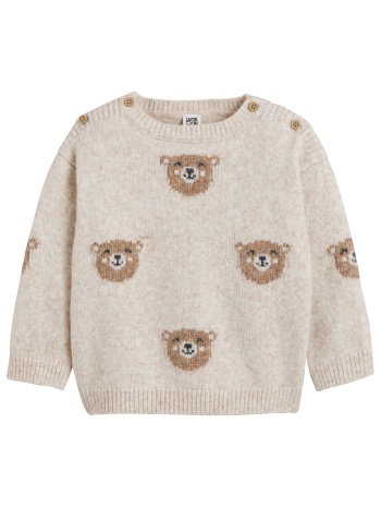 χοντρό πλεκτό με μοτίβο αρκουδάκια