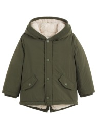 ζεστό παρκά με κουκούλα ...