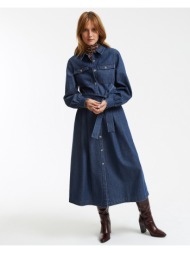 μακρύ φόρεμα από ντένιμ ...