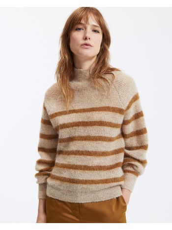 ριγέ πλεκτό με αλπακά στη σύνθεση