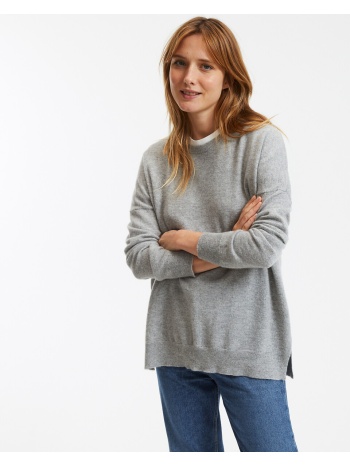 λεπτό πλεκτό από κασμίρι με στρογγυλή λαιμόκοψη