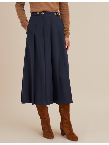 μίντι εβαζέ φούστα από φανέλα