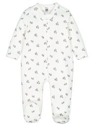 ολόσωμη εμπριμέ πιτζάμα από φανέλα