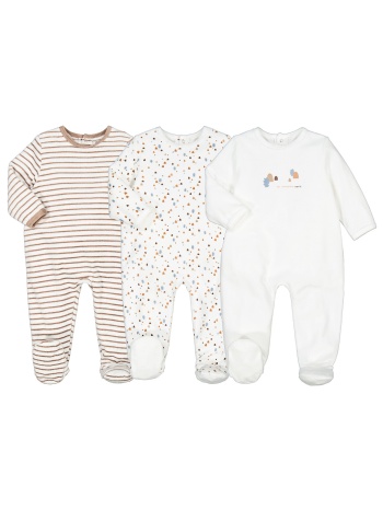 σετ 3 βελουτέ πιτζαμάκια