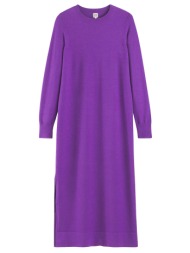 μακρύ ριχτό φόρεμα με μακριά μανίκια