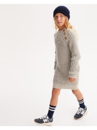 πλεκτό φόρεμα με όρθιο ...