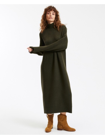 μακρυμάνικο μακρύ φόρεμα σε ίσια γραμμή σε προσφορά