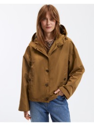 αντιανεμικό μπουφάν με κουκούλα