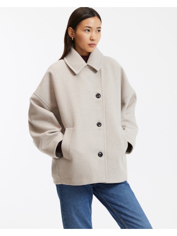 κοντό παλτό με κουμπιά