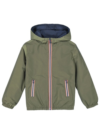 ελαφρύ αντιανεμικό μπουφάν διπλής όψης