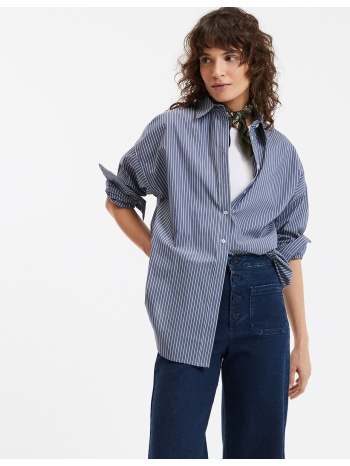 μακρυμάνικο ριγέ πουκάμισο σε φαρδιά γραμμή