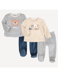 σετ 2 βελουτέ πιτζαμάκια