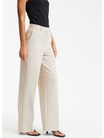 φαρδύ παντελόνι από πολυέστερ και βισκόζη σε προσφορά
