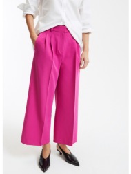 φαρδύ παντελόνι κάπρι με πένσες