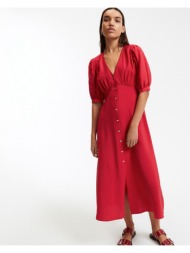 κοντομάνικο μακρύ φόρεμα ...