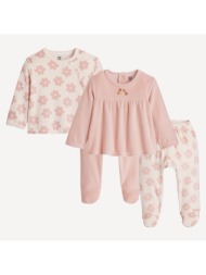 σετ 2 βελουτέ πιτζάμες